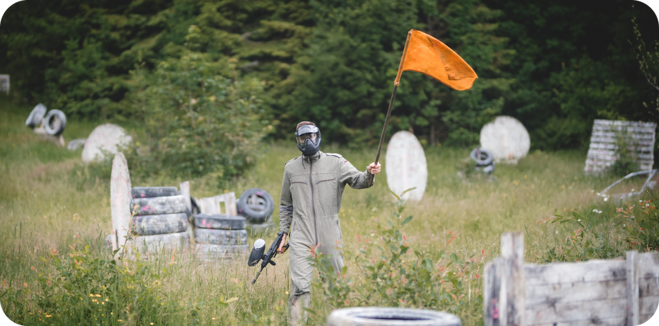 Paintball battlefield in Tatras Paintball battlefield in Tatras