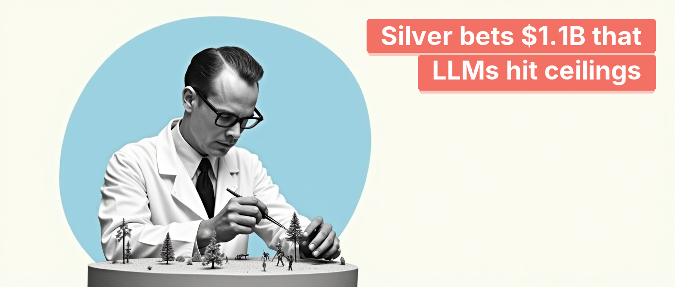 A vintage scientist tending a miniature simulated world on a lab bench.