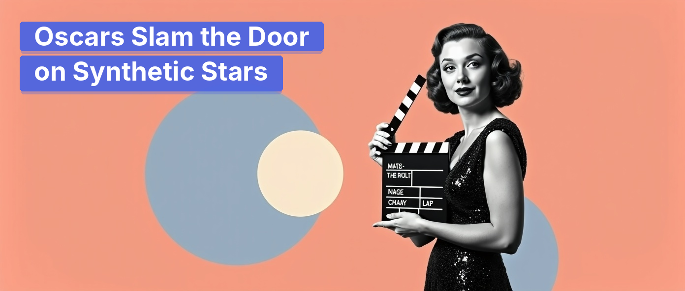 Vintage Hollywood actress holding a blank film slate.