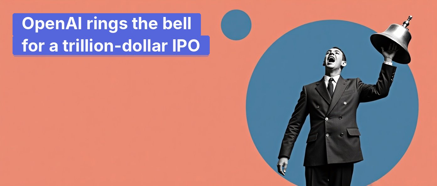 Vintage businessman ringing a brass trading-floor bell.