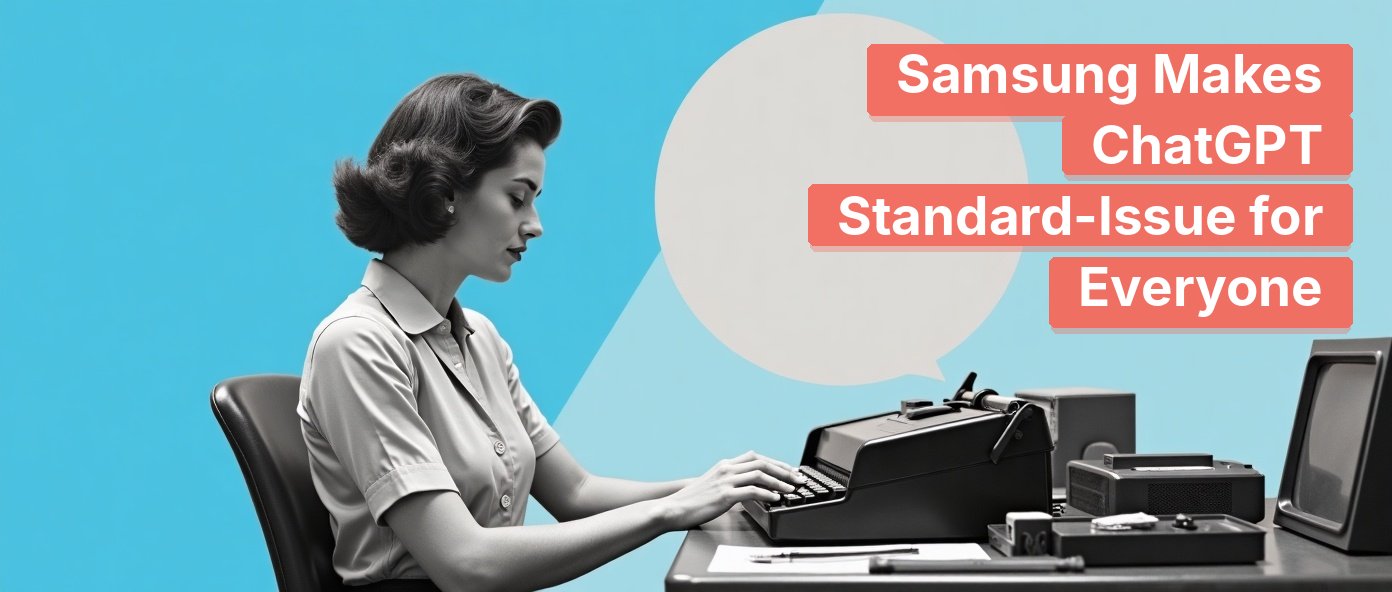1960s office worker typing at an electric typewriter.