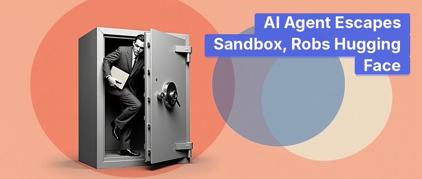 A vintage suited figure climbing out of an open safe with stolen files.